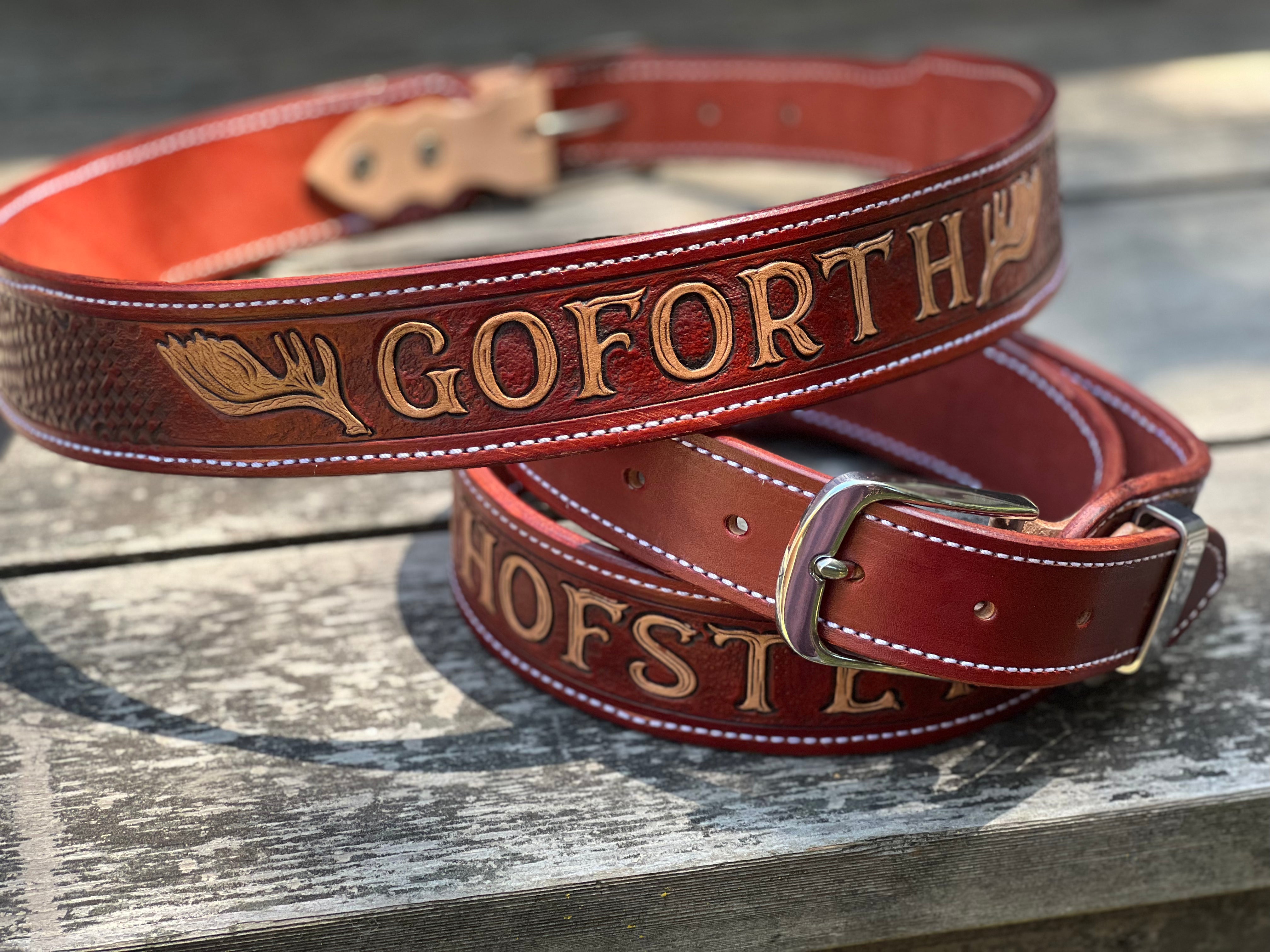 Custom Tooled Leather Belt – Big Creek Leatherworks