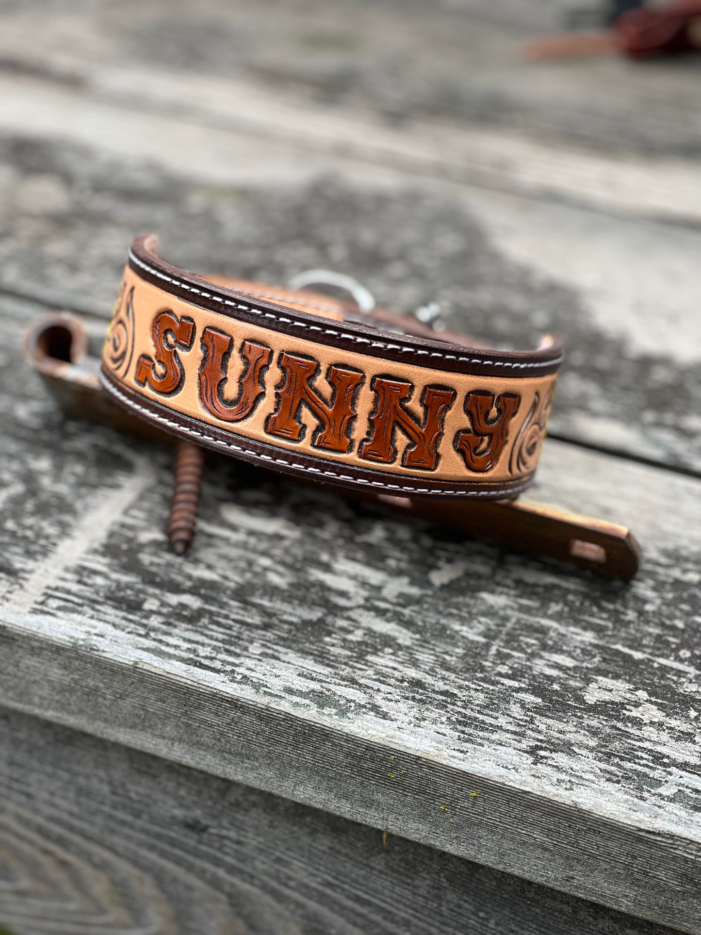 Custom Leather Dog Collar